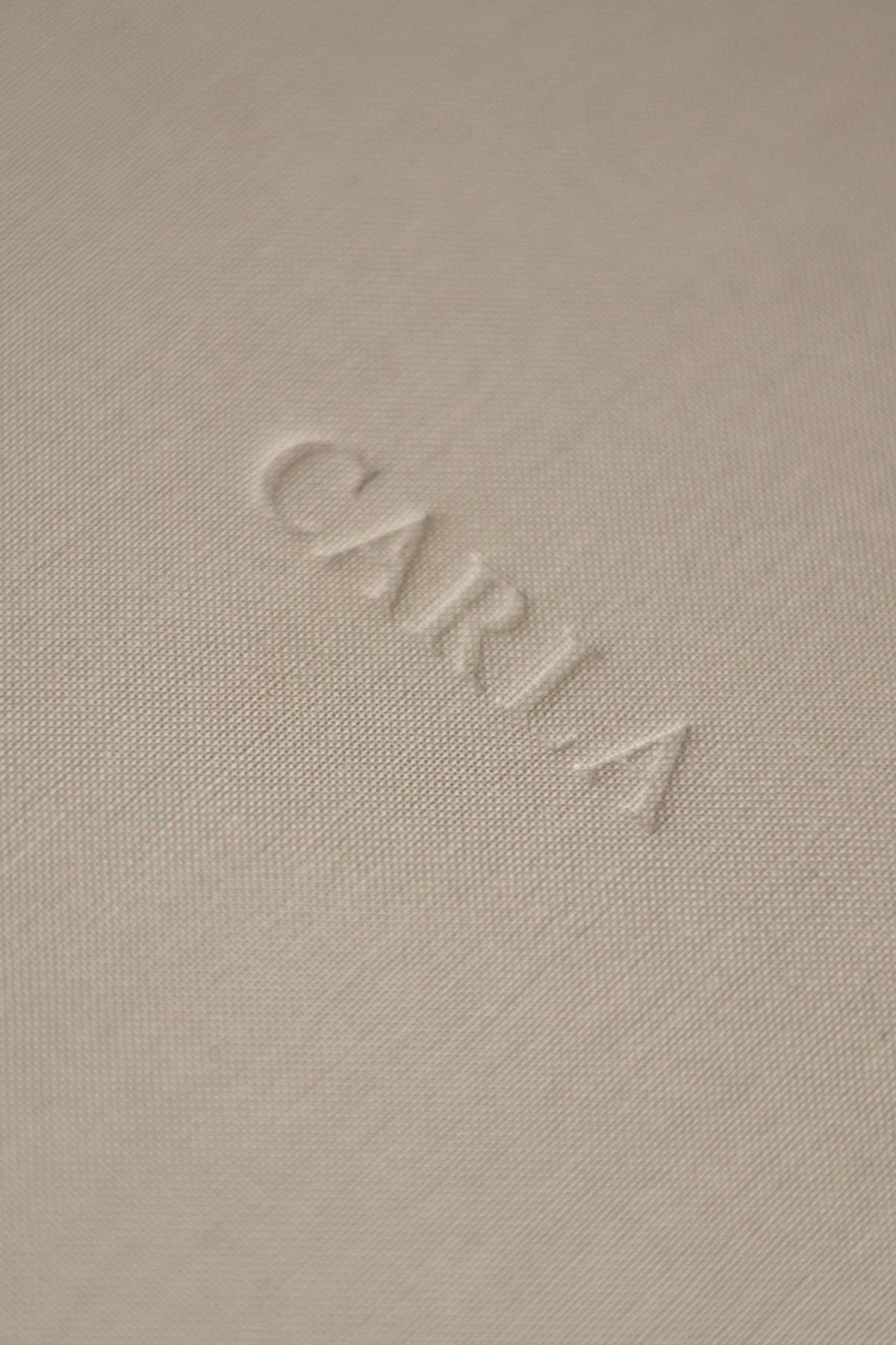 nome gravado na caixa personalizada